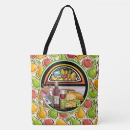 オールオーバープリント マーケット トート 3 - 裏面参照