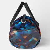 オールオーバー抽象デザインダフェルバッグ ダッフルバッグ (右)