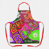 オールオーバー プリント エプロン (正面)