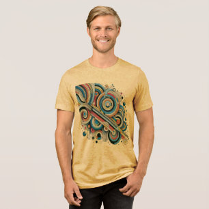 オールカラーレインボーパレットアートデザインTシャツ トライブレンドTシャツ