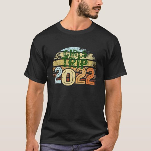 オールガールズトリップ2022サマートロピックアイランドビーチヴァツ Tシャツ (正面)