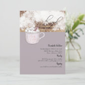 オールガール ホットチョコレート ラスティックベイビー 寒いよ 招待状 (スタンド正面)