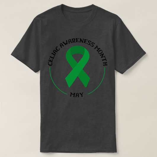 オールキャップセリアック病認識度自己免疫疾患 Tシャツ (デザイン正面)