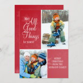 オールグッドシングズホリデーフォトカード シーズンカード (正面/裏面)