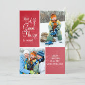 オールグッドシングズホリデーフォトカード シーズンカード (スタンド正面)