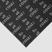 オールコールブラックタイポグラフィノベルティクリスマス 薄葉紙 (詳細)