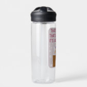 オールゴーイングおもしろいレトロキッチギャル作家おもしろい ウォーターボトル (正面)