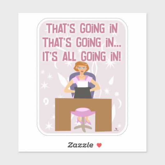 オールゴーイングおもしろいレトロキッチギャル作家おもしろい シール (シート)