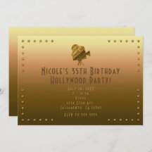 オールゴールドシネマ＆スターズハリウッドパーティー招待状