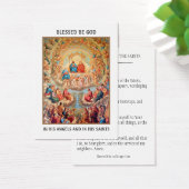 オールサンズデイ祈りの言葉お祝い聖札 (デスク)