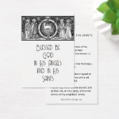 オールサンズデイ祈りの言葉お祝い聖札 (デスク)