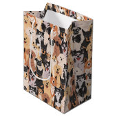 オールザドッグス抱き枕 ミディアムペーパーバッグ (正面アングル)