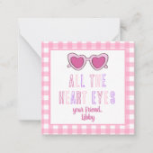 オールザハートアイズバレンタインデー ノートカード (正面)