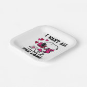 オールザラブバレンタイン ペーパープレート (傾斜あり)