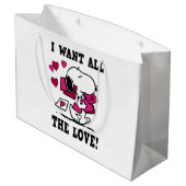 オールザラブバレンタイン ラージペーパーバッグ (裏面アングル)