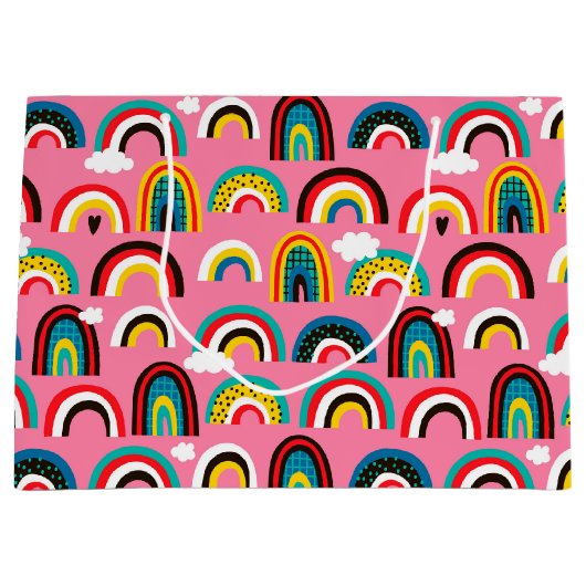 オールザレインボウズ抱き枕 ラージペーパーバッグ (正面)