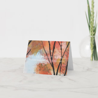 オールザワールドズステージノテカード サンキューカード