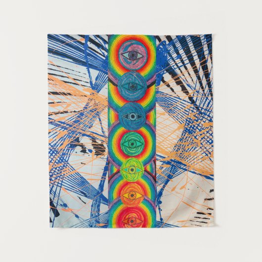 オールシーイングチャクラ タペストリー (正面)