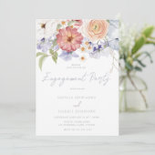 オールシーズカラフルンズフローラ婚約パーティ 招待状 (スタンド正面)