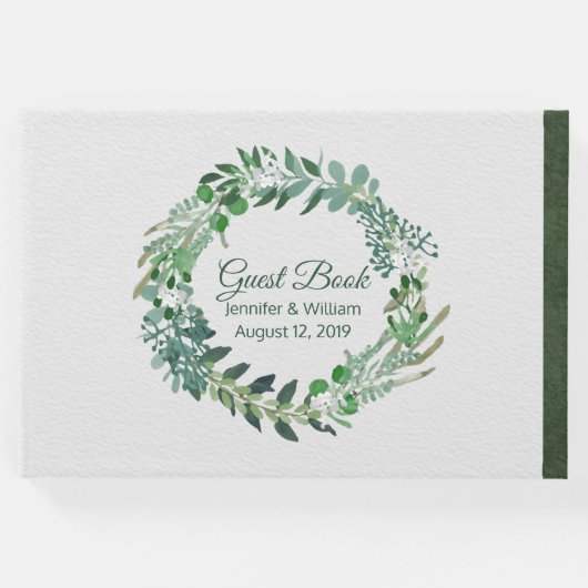 オールシーズンズグリーンリーフリース結婚ズ ゲストブック (正面)