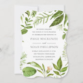 オールシーズンズグリーンリー結婚式招待状 招待状 (正面)