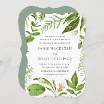オールシーズンズグリーンリー結婚式招待状