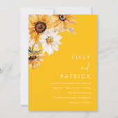 オールシーズンズサンシャイン結婚フラワーズ 招待状 (正面)