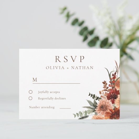 オールシーズンズディヴァインボー結婚フローラ 出欠カード (スタンド正面)