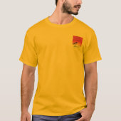 オールジョイお祝いのゴルフシャツ「砂漠のアート」 Tシャツ (正面)