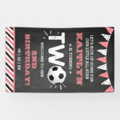 オールスターのサッカーボール2ndバースデーウェルカム 横断幕 (横)