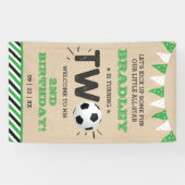 オールスターのサッカーボール2ndバースデーウェルカム 横断幕 (横)