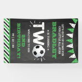 オールスターのサッカーボール2ndバースデーウェルカム 横断幕 (横)