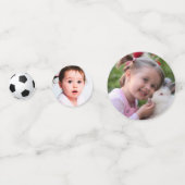 オールスターのサッカーボール2nd誕生日パーティー写真 コンフェッティ (裏面)