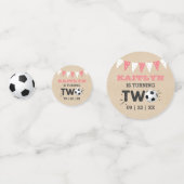 オールスターのサッカーボール2nd誕生日パーティー写真 コンフェッティ (正面)