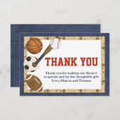 オールスターのサンキューカードを遊ばします サンキューカード (正面/裏面)