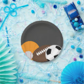 オールスターのスポーツのパーティー ペーパープレート (パーティー)