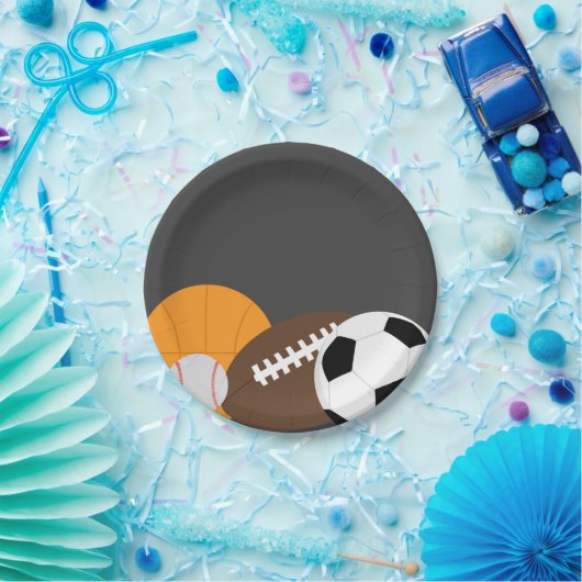 オールスターのスポーツのパーティー ペーパープレート (パーティー)