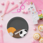 オールスターのスポーツのパーティー ペーパープレート (パーティー)