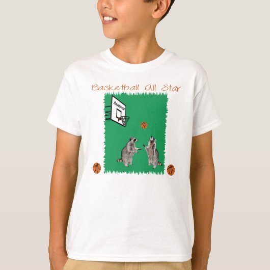 オールスターのバスケットボール Tシャツ (正面)