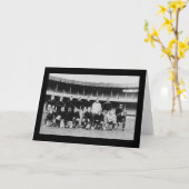 オールスターのフットボール・チーム1915年 カード (黄色い花)