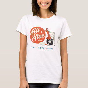 オールスターのボーリング Tシャツ