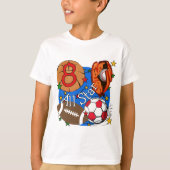 オールスターの第8誕生日のTシャツおよびギフト Tシャツ (正面)