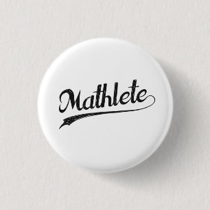 オールスターのMathleteの数学のアスリート 缶バッジ