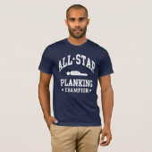 オールスターのPlankingのチャンピオンのTシャツ Tシャツ (正面フル)