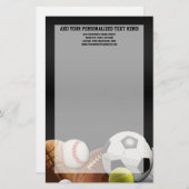 オールスターはレンガ壁が付いている球を遊ばします 便箋 (正面/裏面)