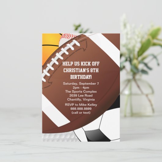 オールスターは誕生会を遊ばします 招待状 (スタンド正面)