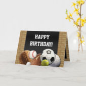 オールスターは誕生日のカスタムな挨拶状を遊ばします カード (黄色い花)