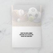 オールスターは誕生日の挨拶状を遊ばします カード (内部)