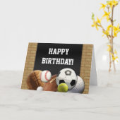 オールスターは誕生日の挨拶状を遊ばします カード (黄色い花)