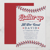 オールスターイベント ベースボール 招待状 (正面/裏面)